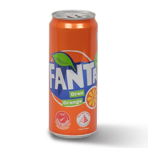 Fanta Orange Can Soft drinks 330m