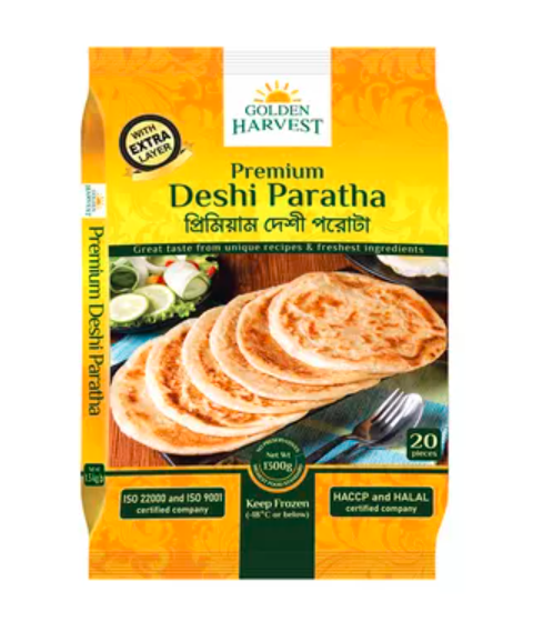 Golden Harvest Premium Deshi Paratha 20 pcs