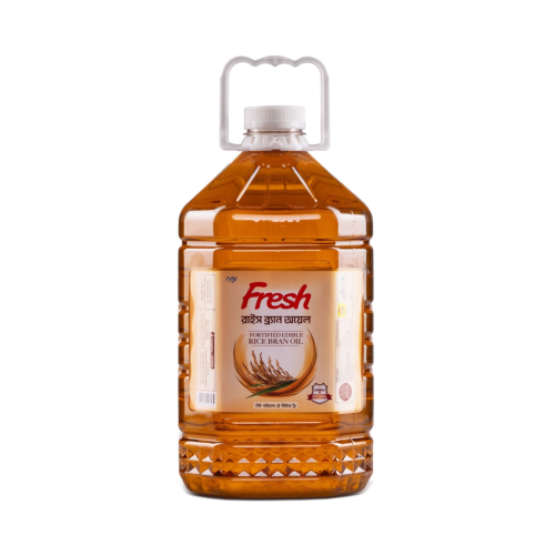 Fresh Rice Bran Oil 5 ltr