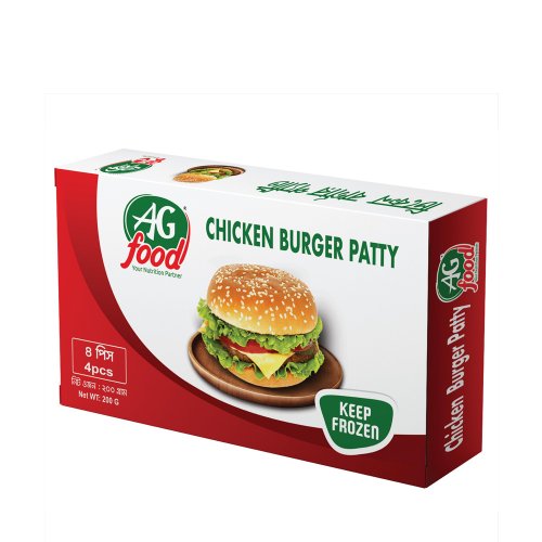 AG Food Chicken Burger Patty 4 pcs 200 gm