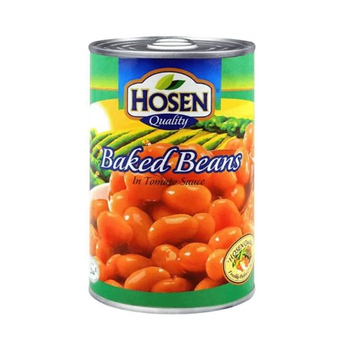 Hosen Baked Beans In Tomato Sauce Can 425 gm