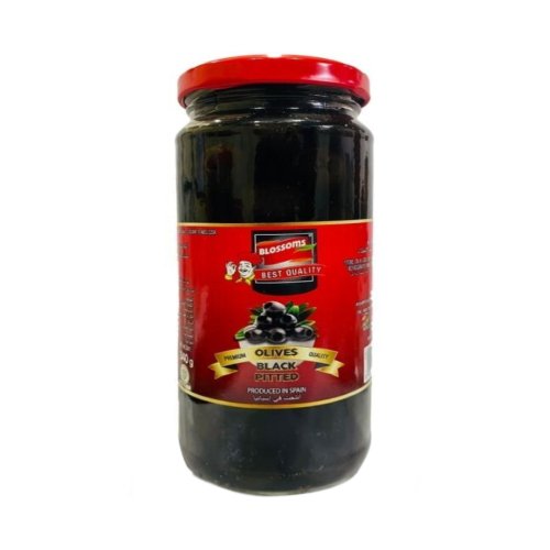 Blossoms Black Olives Pitted 330 gm
