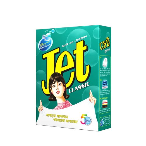 Jet Classic Detergent Powder Paper Pack 1 kg
