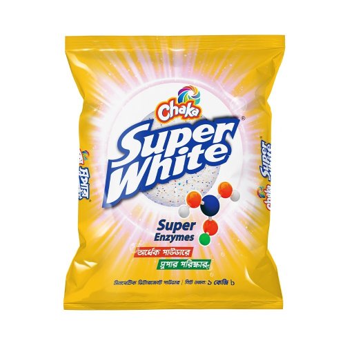 Chaka Super White Premium Detergent Powder 500 gm
