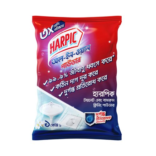 Harpic All-in-1 Toilet & Bathroom Cleaning Powder 1 kg