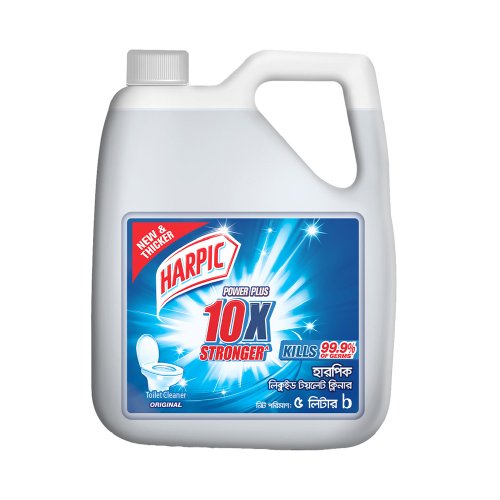 Harpic Liquid Toilet Cleaner Original Mega Refill Super Saver Pack 5 ltr