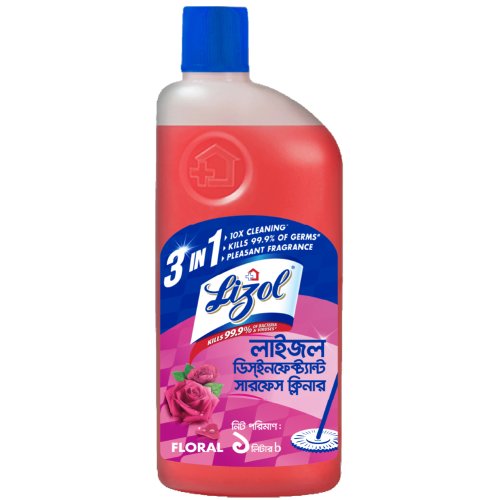 Lizol Floor Cleaner Floral Disinfectant Surface 1 ltr
