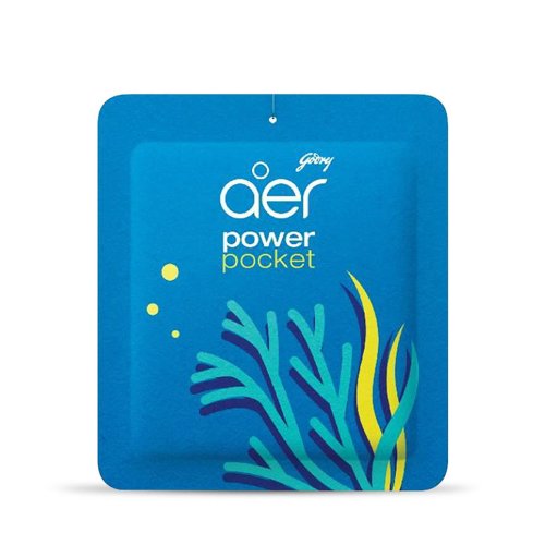 Godrej Aer Power Pocket Bathroom Fragrance Sea Breeze 10 gm