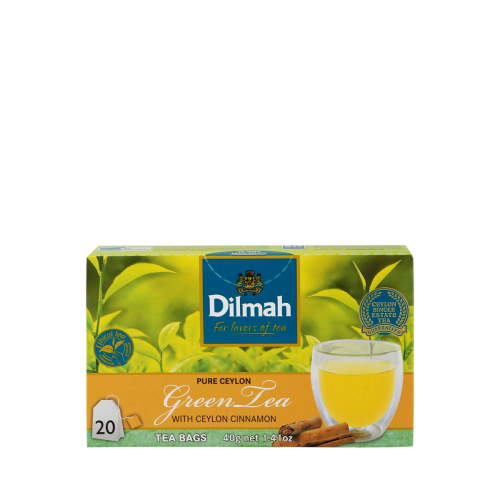 Dilmah Ceylon Green Tea With Ceylon Cinnamon 40gm
