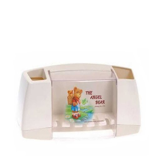 Angel Bear Toothbrush Holder (Cream)