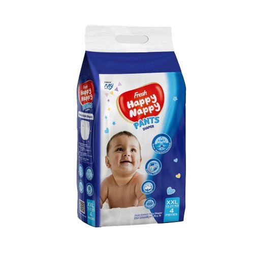 Fresh Happy Nappy Pant Diaper XXL (12-25 kg) 4 pcs