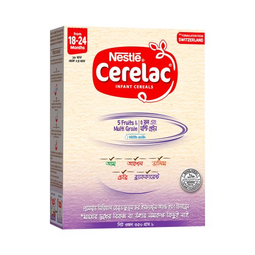 Nestle Cerelac 3 Five Fruits Baby Food (18 Months+) 350 gm