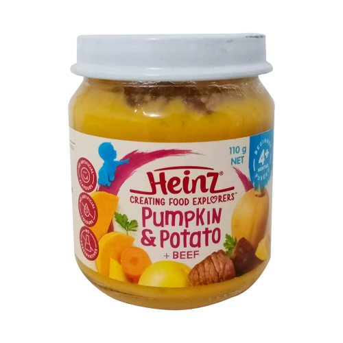 Heinz Pumpkin & Potato + Beef (4 months+) 110 gm