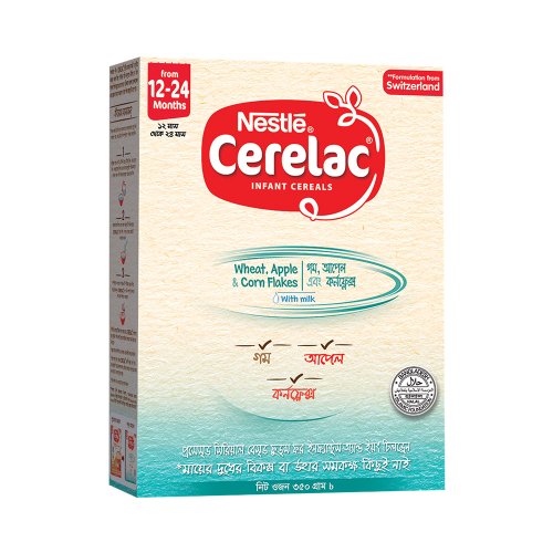 Nestle Cerelac 4 Apple Corn Flakes (12 M+) 350 gm