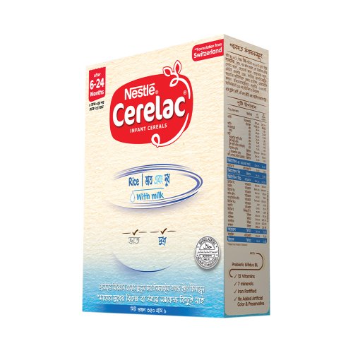 Nestle Cerelac Rice With Milk Baby Food (6 M+)350 gm