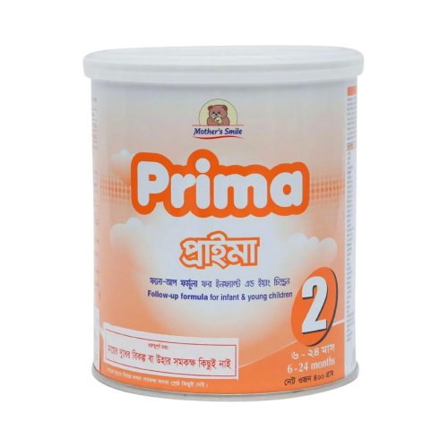 Mother's Smile Prima 2 Milk Tin (6-24 Months) 400 gm