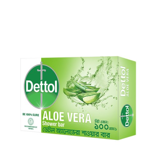 Dettol Aloe Vera Shower Bar 100 gm