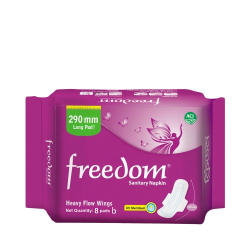 ACI Freedom Heavy Flow Sanitary Napkin 8 pads