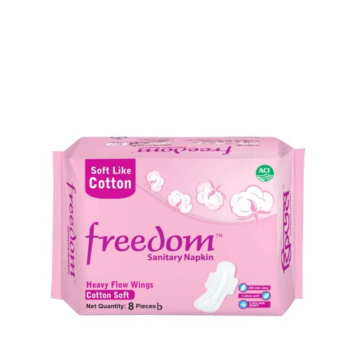 Freedom Heavy Flow Sanitary Napkin 8 pads