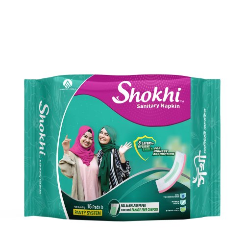 Shokhi Sanitary Napkin (Panty) 15 pcs
