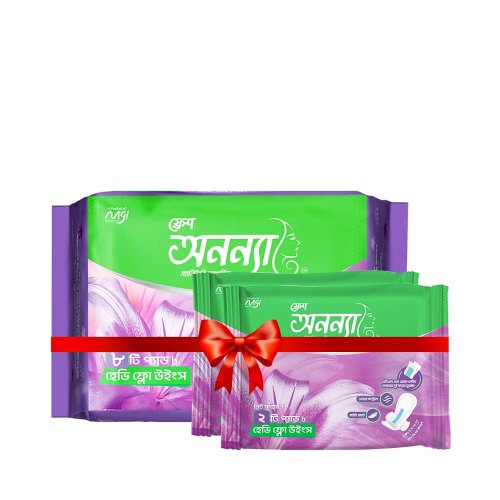 Fresh Anonna Sanitary Napkin Heavy Flow 290 Wings 8 pads