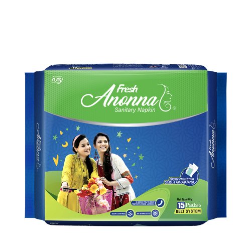 Fresh Anonna Sanitary Napkin Belt system 15 pads