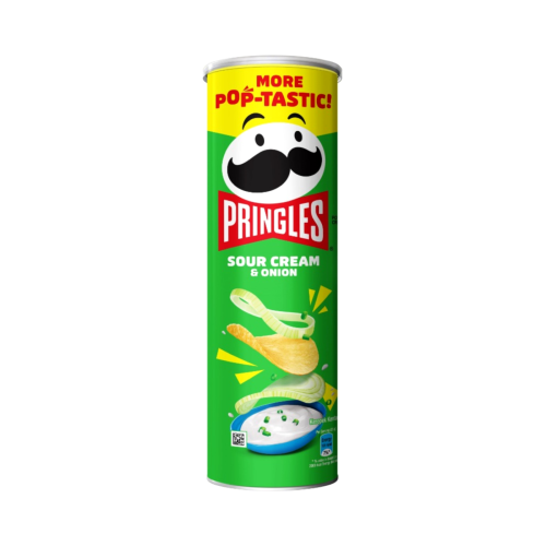 Pringles Sour Cream & Onion Potato Chips 158 gm