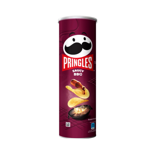 Pringles Saucy BBQ Potato Chips 134 gm