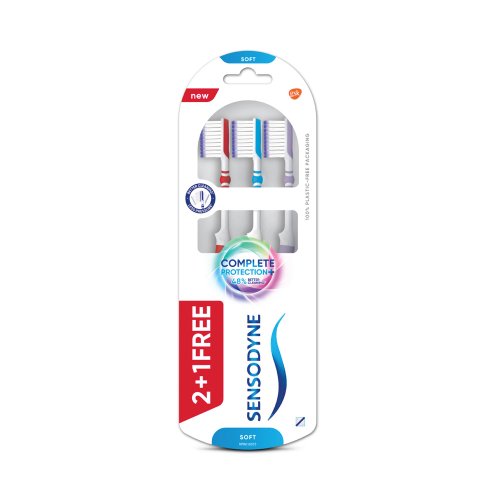 Sensodyne Complete Protection Toothbrush (Buy 2 Get 1 Free) 3 pcs