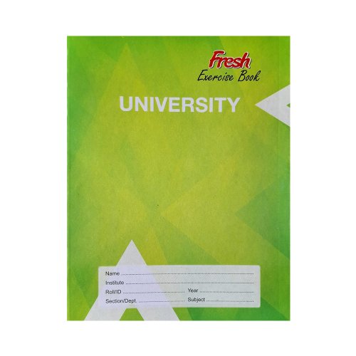Fresh Standard Large Exercise Book (Math Plain 204 Pages)