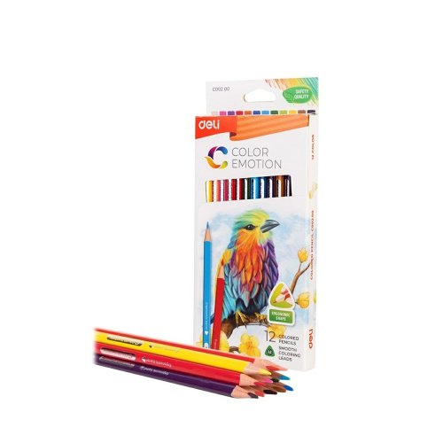 Deli Color Emotion Color Pencils 12 pcs