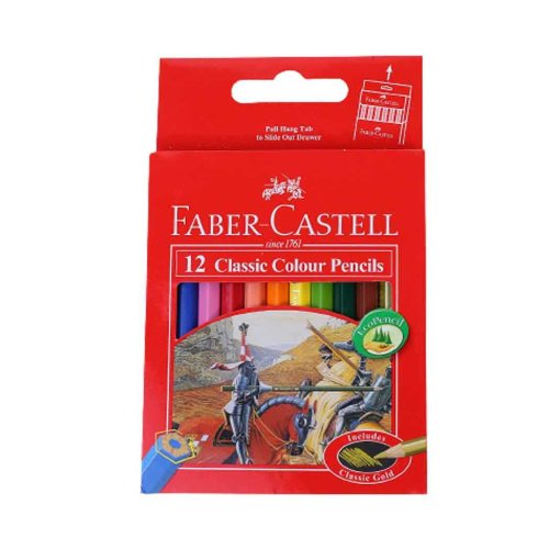 Faber Castell Classic Color Pencils (Short) 12 pcs