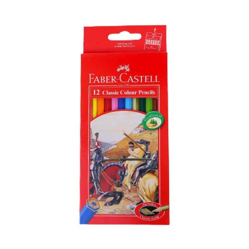 Faber Castell Classic Color Pencils (Long) 12 pcs