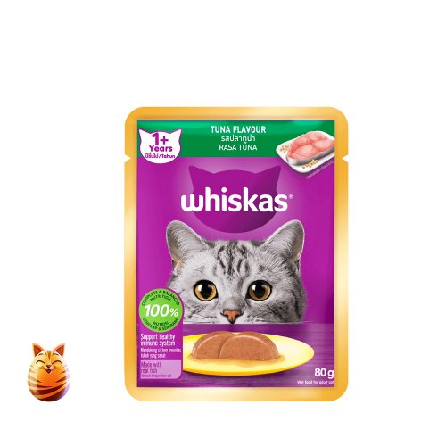 Whiskas Adult Cat Food Tuna 80 gm
