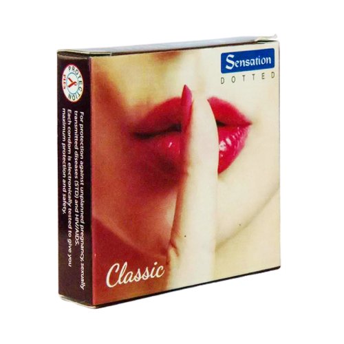 Sensation Classic Dotted Condoms 3 pcs