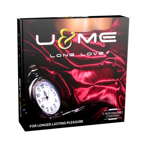 U & ME Long Love Condoms 3pcs