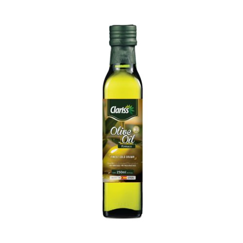 Clariss Olive Oil Pomace Glass Bottle 250 ml
