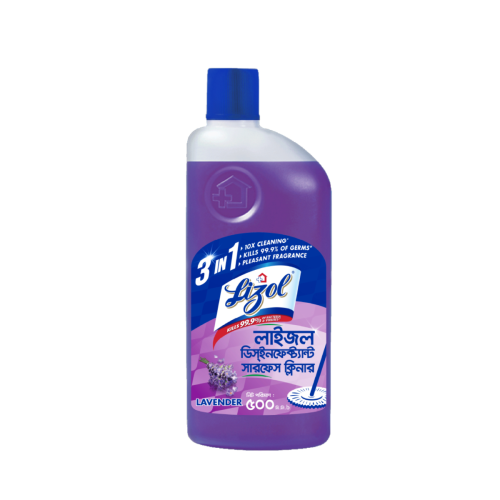 Lizol Disinfectant Surface & Floor Cleaner Lavender 500 ml