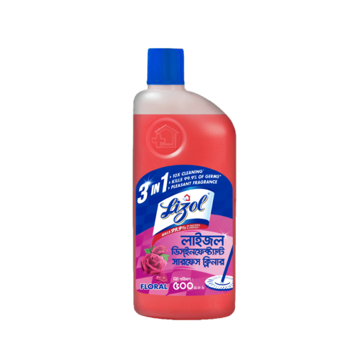Lizol Disinfectant Surface & Floor Cleaner Floral 500 ml
