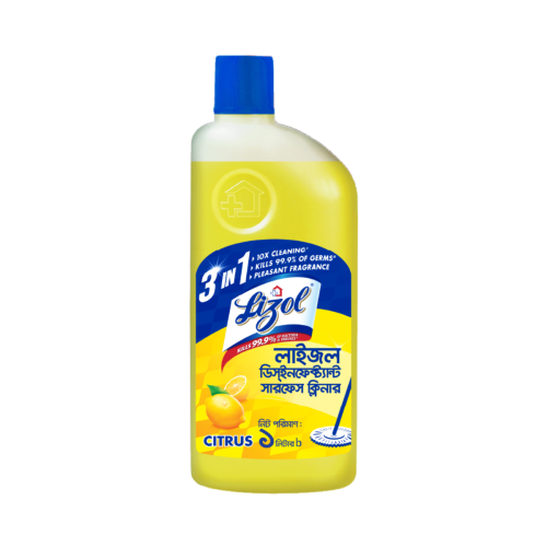 Lizol Floor Cleaner Citrus Disinfectant Surface 1 ltr