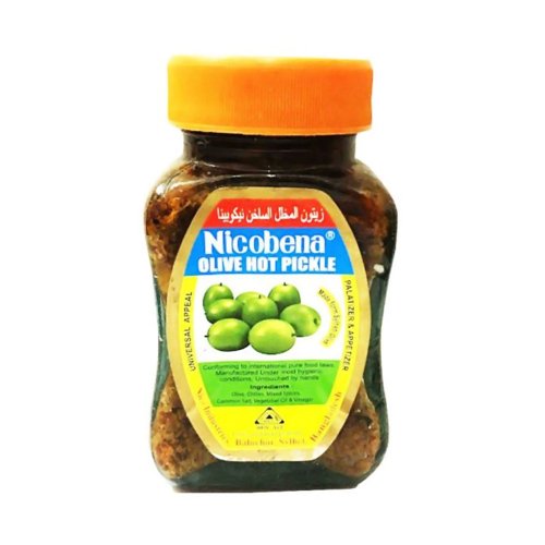 Nicobena Hot Olive Pickle 300 gm