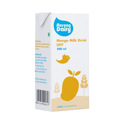 Aarong Dairy Mango Milk Drink UHT 200ml