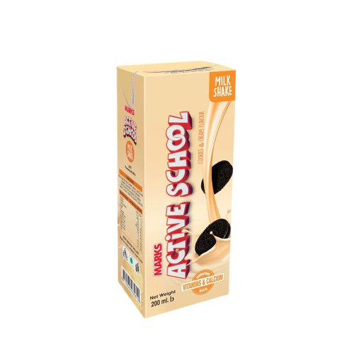 Marks Active School Cookie & Cream Flavour Milk Shake 200ml