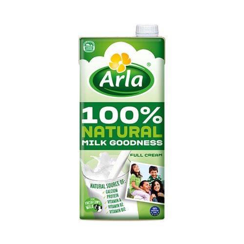 Arla UHT Milk Full Cream `1lt