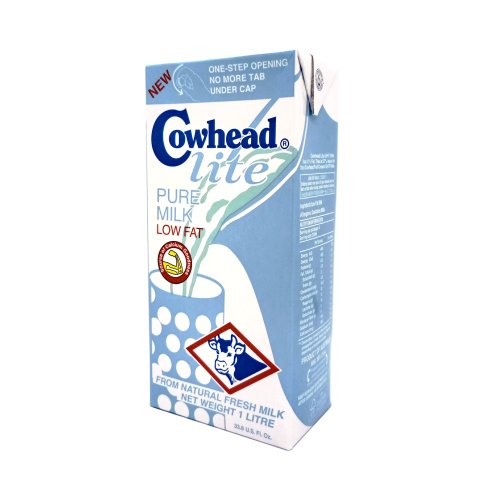 Cowhead UHT Milk Low Fat 1lt
