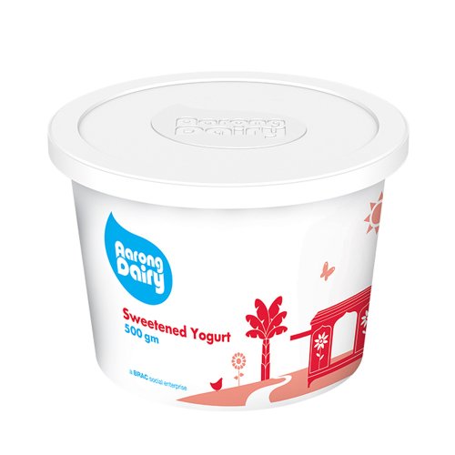Aarong Dairy Sweetened Yogurt 500gm