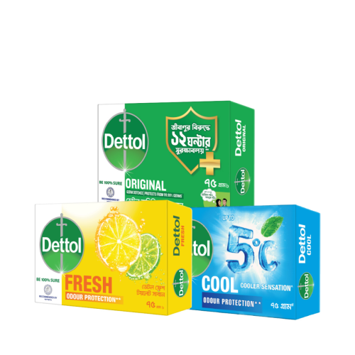 Dettol Soap Summer Pack (Cool, Fresh & Original) 75 gm
