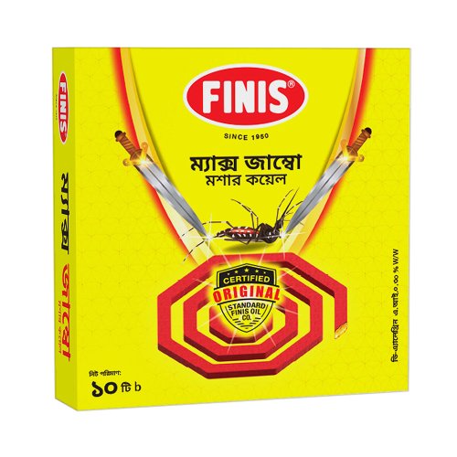 Finis Max Jumbo Mosquito Coil 10 pcs