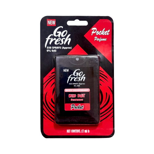 Go Fresh pocket Perfume Red Hot Fragrance 17 ml