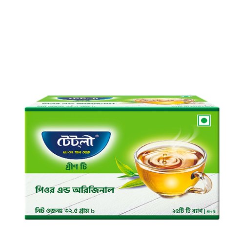 Tetley Green Tea Bag Pure and Original 25 pcs 32.5gm